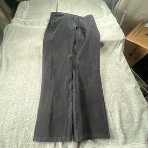 Levi's 514 Corduroy Pants 34x32 Navy Blue Fine Wale Men's Jeans Baggy